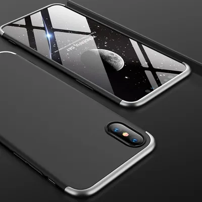 Frosted contrast color mobile phone case