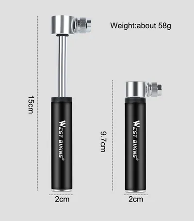Aluminum bicycle pump