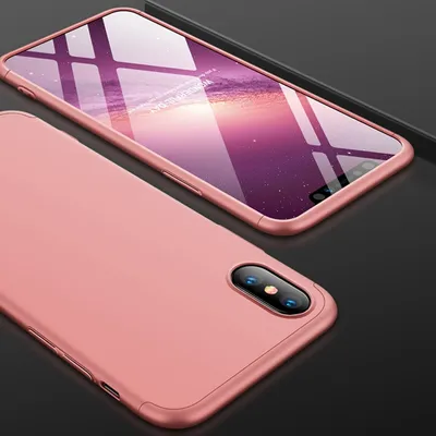 Frosted contrast color mobile phone case