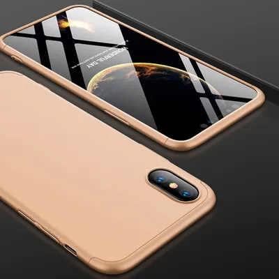 Frosted contrast color mobile phone case