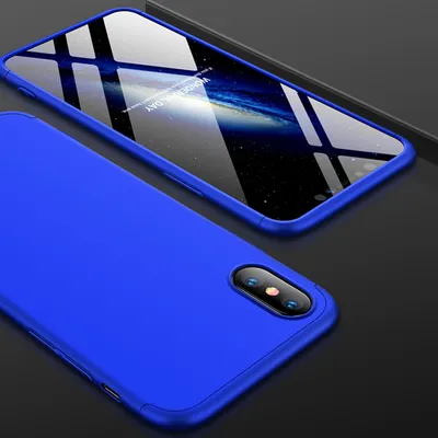 Frosted contrast color mobile phone case