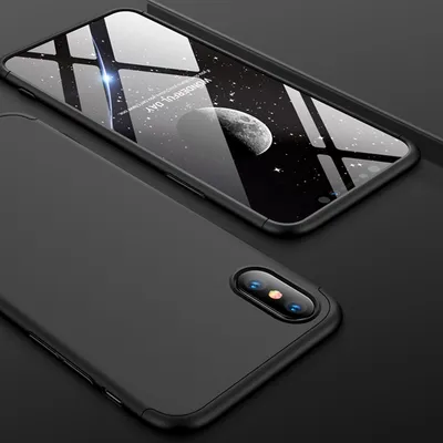 Frosted contrast color mobile phone case