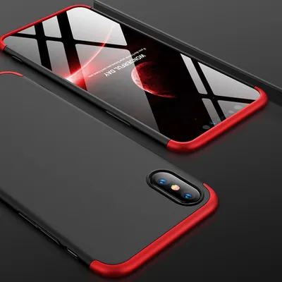 Frosted contrast color mobile phone case