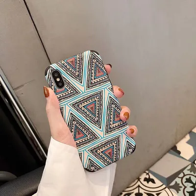 Retro totem ethnic style phone case