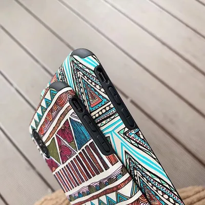 Retro totem ethnic style phone case