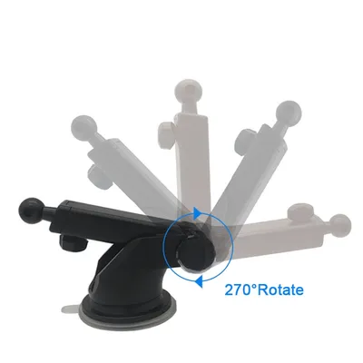 Auto parts car base universal telescopic long rod car navigation bracket car phone bracket accessories processing