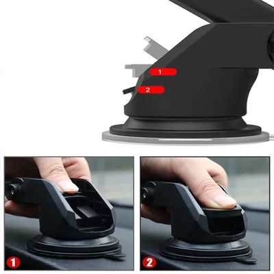 Auto parts car base universal telescopic long rod car navigation bracket car phone bracket accessories processing