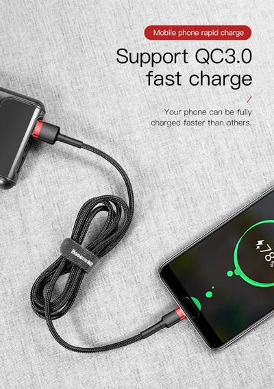 Android Micro Data Cable Charging Transmission 2 In 1 Woven Mobile Phone Charging Cable