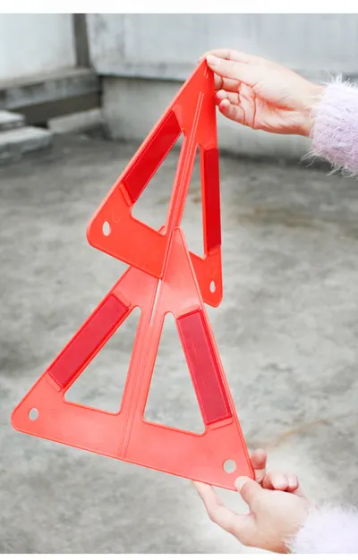 Automobile Triangle Warning Sign Car Fault Reflective Warning Frame