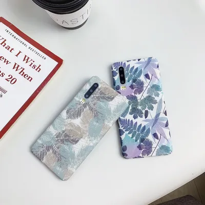 Simple leaf phone case