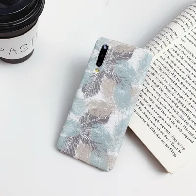 Simple leaf phone case