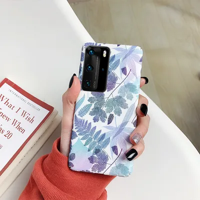 Simple leaf phone case