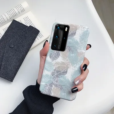 Simple leaf phone case