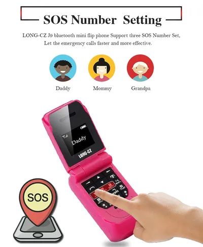 Mini flip phone
