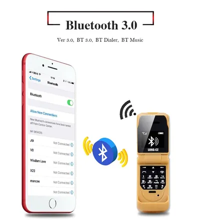 Mini flip phone
