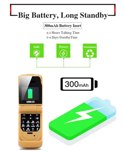 Mini flip phone