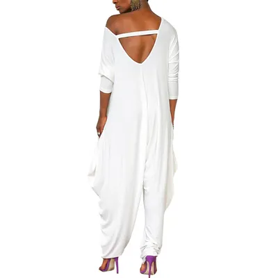 Oversized loose casual jumpsuit