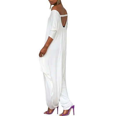 Oversized loose casual jumpsuit