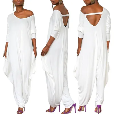 Oversized loose casual jumpsuit