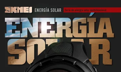 Creative solar electronic watch