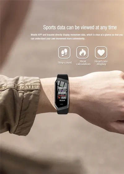 Smart bracelet true color screen pedometer