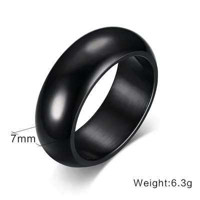 Light body titanium steel ring