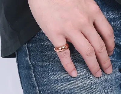 Light body titanium steel ring