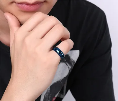 Light body titanium steel ring