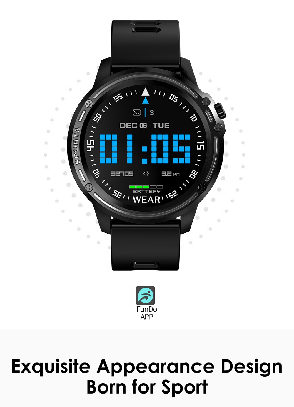 Full screen touch smart bracelet