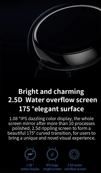 B8 + round screen smart bracelet