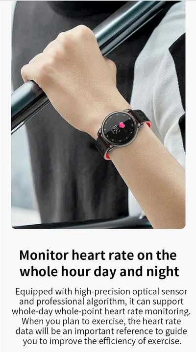 B8 + round screen smart bracelet