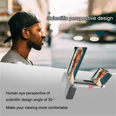 Mobile Phone Screen Amplifier Audio Support