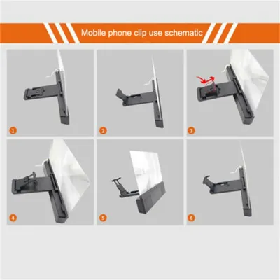 Mobile Phone Screen Amplifier Audio Support
