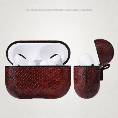 Compatible with Apple, Headphone cover with leather tide Bluetooth headset shell