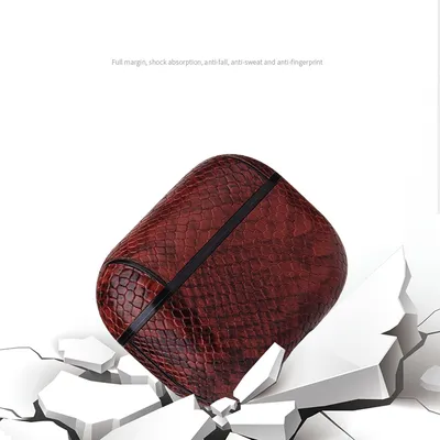 Compatible with Apple, Headphone cover with leather tide Bluetooth headset shell
