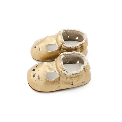Cowhide baby shoes