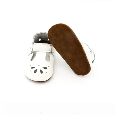 Cowhide baby shoes