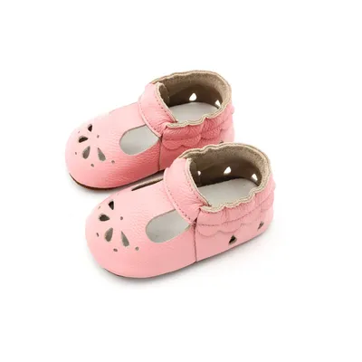 Cowhide baby shoes