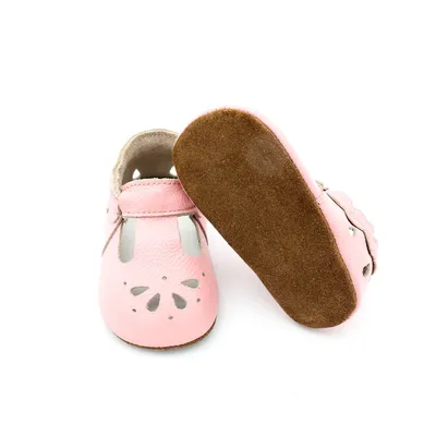 Cowhide baby shoes