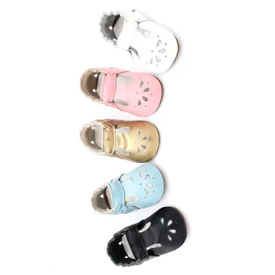 Cowhide baby shoes