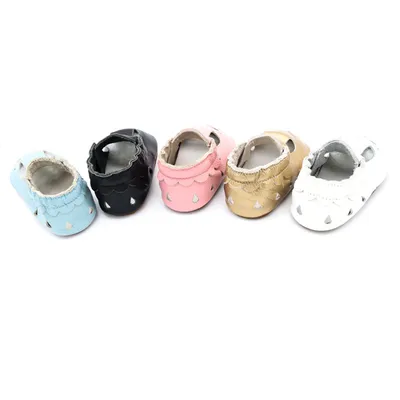 Cowhide baby shoes