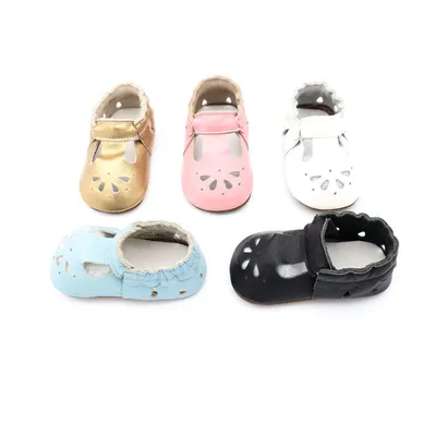 Cowhide baby shoes