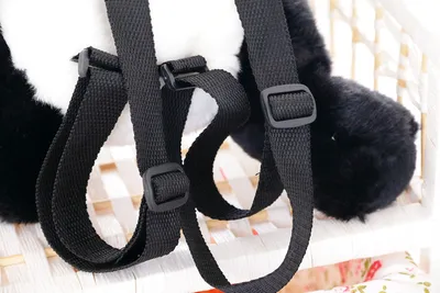 Simulation panda doll backpack
