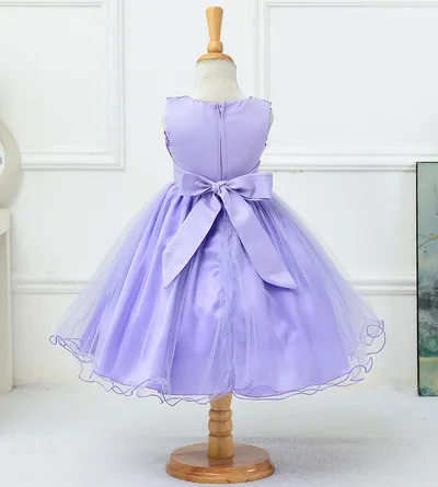 Baby Sequin Dress Flower Girl Wedding Princess Dress