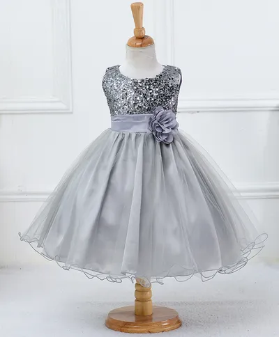 Baby Sequin Dress Flower Girl Wedding Princess Dress