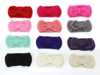 Knitted hair band baby wool ear protection