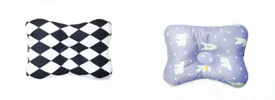 Head shape correction baby pillow