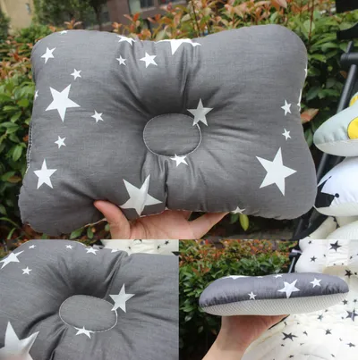 Head shape correction baby pillow