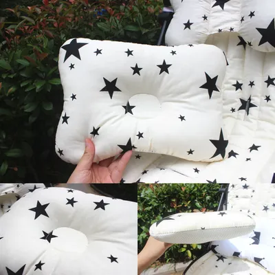 Head shape correction baby pillow