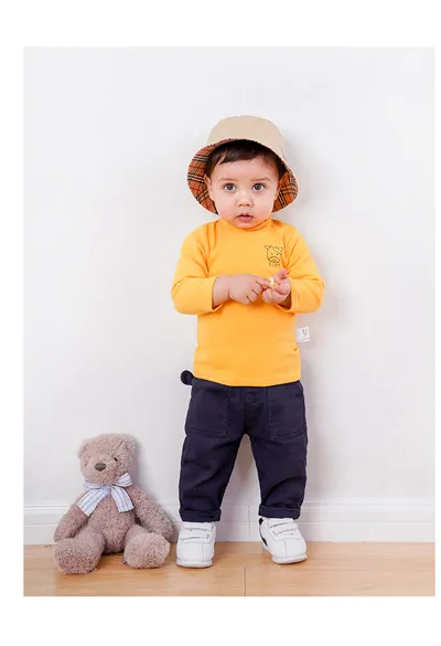 Baby clothes high neck bottoming shirt